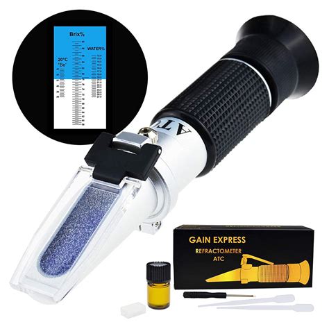 honey refractometer calibration solution|measure water content in honey.